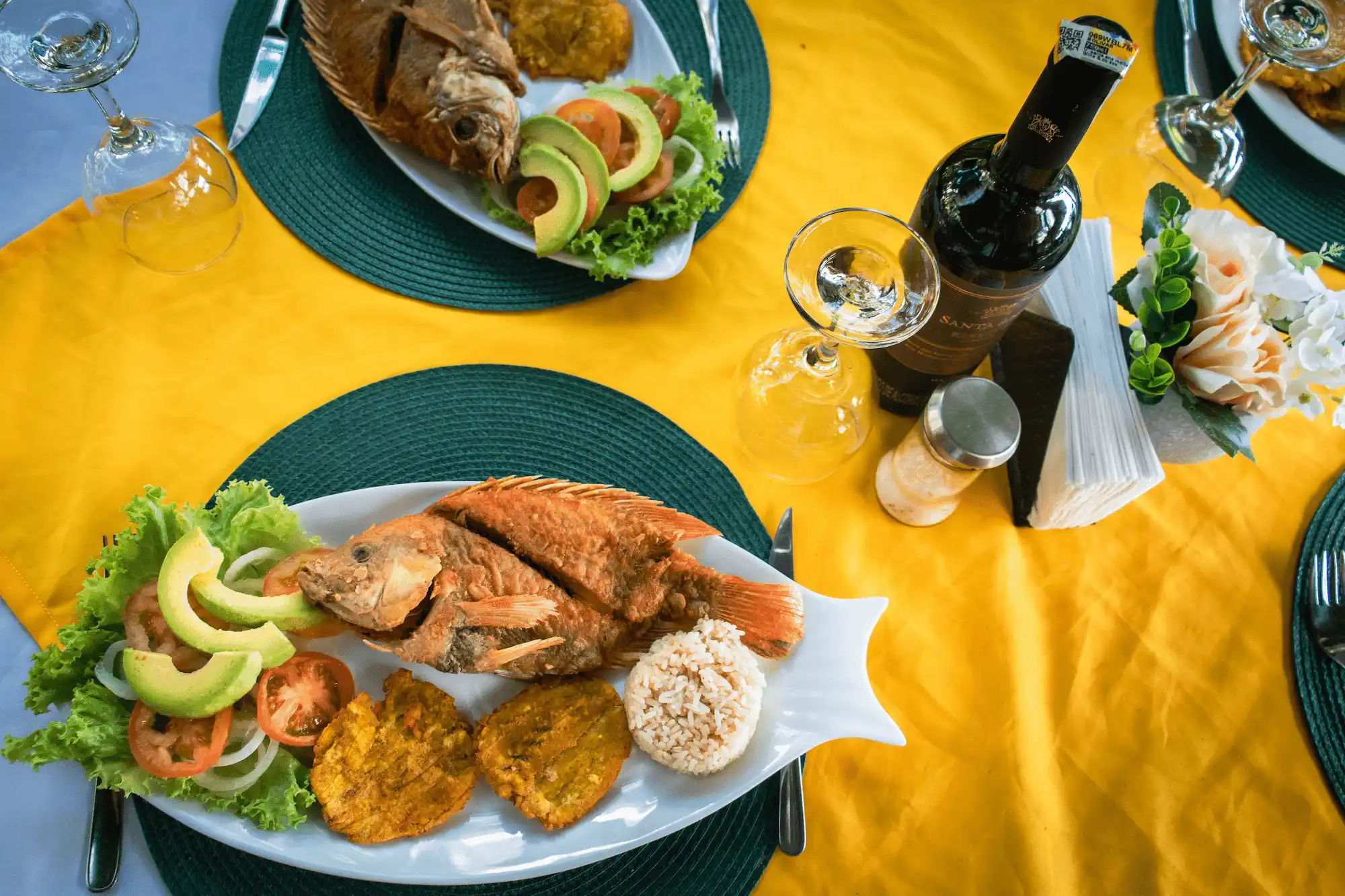 Platos gourmet del restaurante de Isla Real